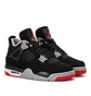 Air Jordan 4 Retro 'Black Cement' (Schwarz / Rot)