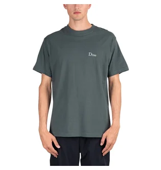Dime Classic Small Logo T-Shirt (Dunkelgrün)