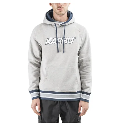 Karhu Contrast Raglan Hoodie (Grau / Blau)