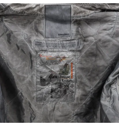 Liberaiders Overdyed Bomber Jacket (Schwarz / Grau)