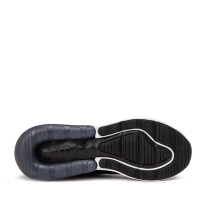 Nike Air Max 270 Knit Jacquard GS (Schwarz / Grau)