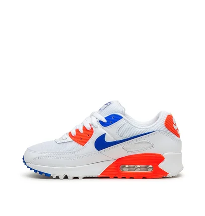 Nike WMNS Air Max 90 (Weiß / Blau / Orange)