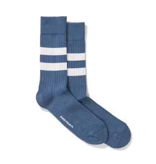 Norse Projects Bjarki Cotton Sport (Blau)