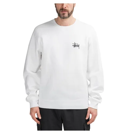 Stüssy Basic Crewneck (Weiß)