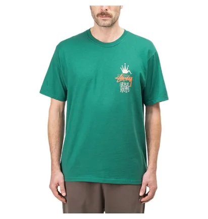 Stüssy Global Roots T-Shirt (Dunkelgrün)