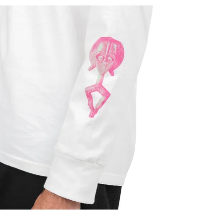 Stüssy Masked Longsleeve (Weiß)
