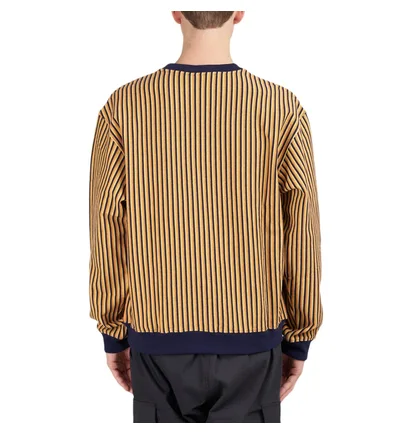 Stüssy Vertical Dot Sriped LS Crewneck (Multi)