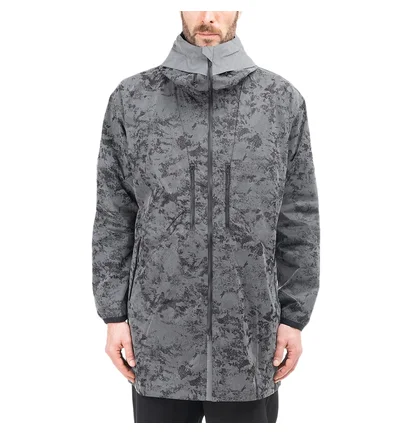 adidas Y-3 CH1 Distressed Reflective Jacket (Grau / Schwarz)
