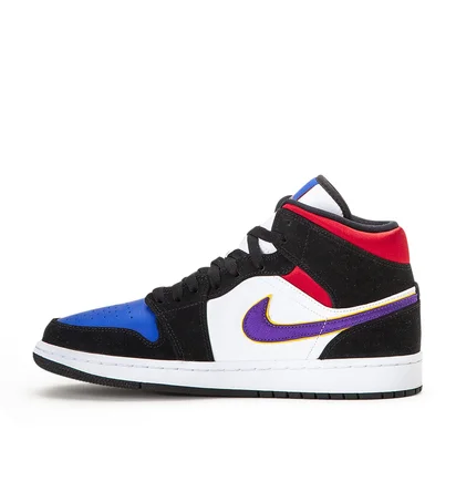 Air Jordan 1 Mid SE (Schwarz / Multi)
