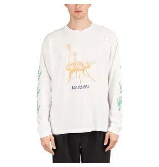 Brain Dead Worm in the apple long sleeve (Weiss)