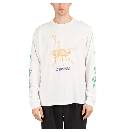 Brain Dead Worm in the apple long sleeve (Weiss)