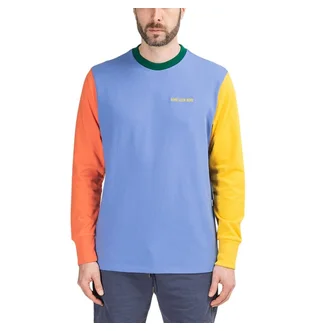 Aimé Leon Dore LS Color Blocked Tee (Blau)