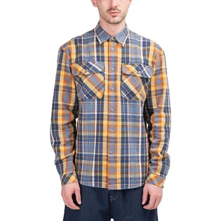 Lee x Timberland Flannel Shirt (Blau / Braun)