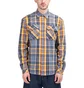 Lee x Timberland Flannel Shirt (Blau / Braun)