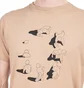 Norse Projects x Geoff McFetridge Niels Circle Logo T-Shirt (Khaki)