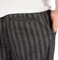 Pleasures Control Striped Easy Pants (Schwarz)