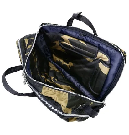Porter by Yoshida Counter Shade 3way Briefcase (Woodland Khaki)