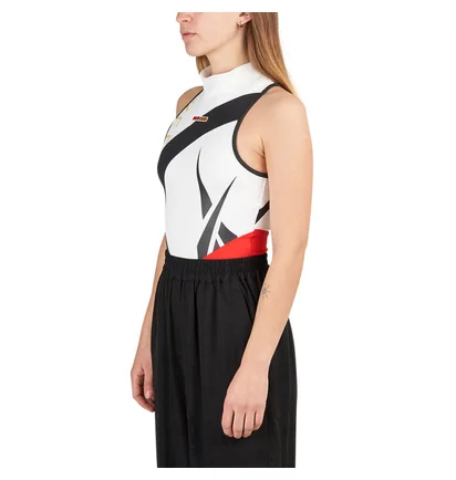 Reebok Classic x Pyer Moss RCPM Bodysuit (Weiß / Schwarz / Rot)
