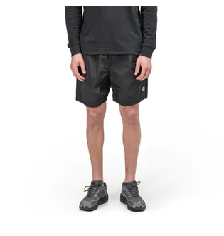 Stone Island Nylon Metal Patch Logo Swim Shorts (Schwarz)