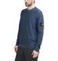 Stone Island Pigment DYE Knit Pullover (Navy)
