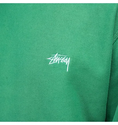Stüssy Stock Logo Crewneck (Grün)