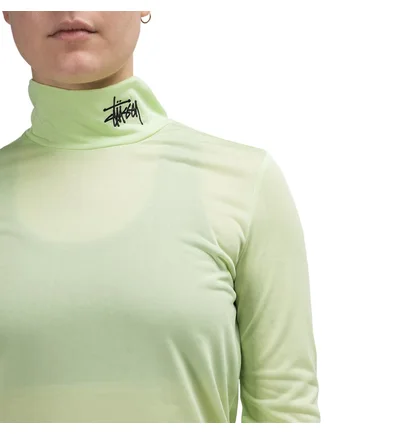 Stüssy WMNS Monty Tissue Mock Neck (Lime)