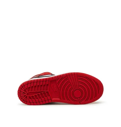 Air Jordan 1 Mid (PS) (Rot / Weiß / Schwarz)