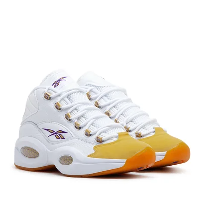 Reebok Question Mid (Weiß / Gelb)