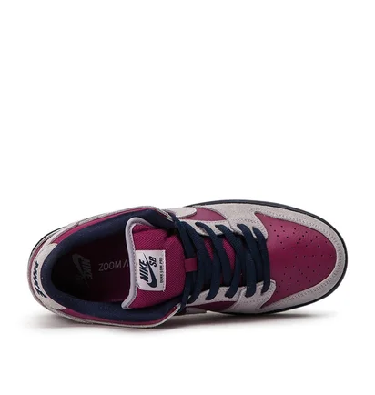 Nike SB Dunk Low Pro (Burgundy / Grau)