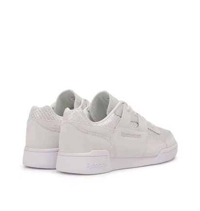 Reebok Workout LO Plus Textural W (Silbergrau / Weiß)