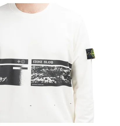 Stone Island Drone Three Sweatshirt (Weiß)