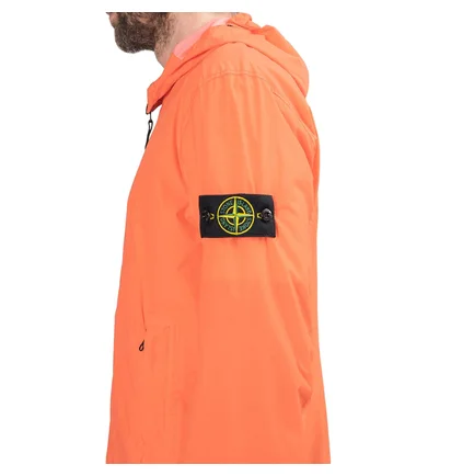 Stone Island Skin Touch Nylon-TC Packable Jacket (Orange)