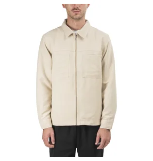 Stüssy Micro Suede Work Shirt (Beige)