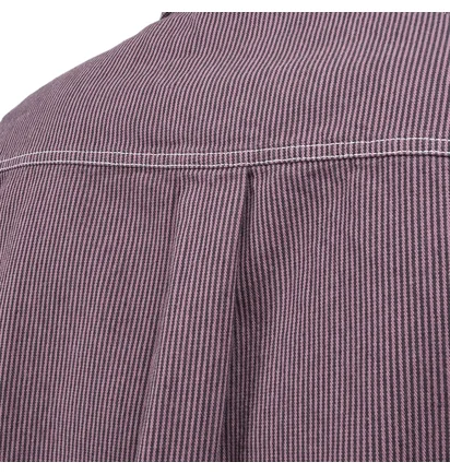 Stüssy Overdyed Hickory LS Zip Shirt (Lila)