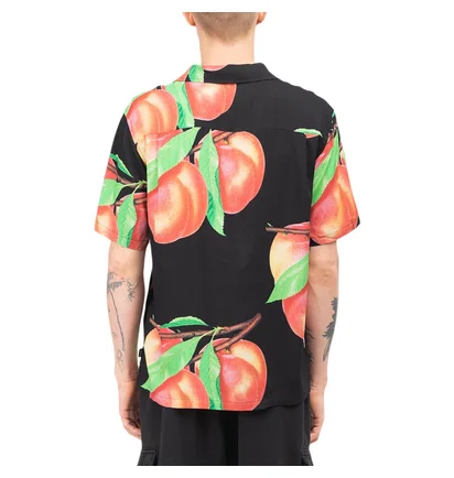 Stüssy Peach Pattern Shirt (Schwarz)
