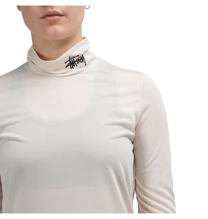 Stüssy WMNS Monty Tissue Mock Neck (Weiß)
