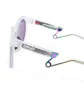 Oakley HSTN Metal Sonnenbrille (Clear / Violett)
