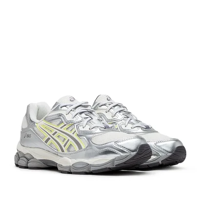 Asics x EMMI WMNS Gel-NYC (Silber / Neon Grün)