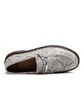 Dr. Martens Adrian Snaffle Python Print Suede Loafers (Beige)