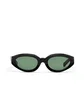 Brain Dead Shyne Sunglasses (Schwarz / Grün)