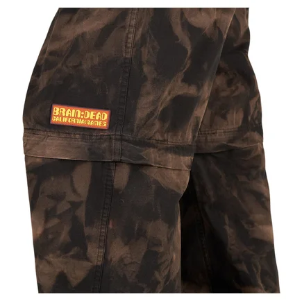 Brain Dead Convertible Mountain Pant (Schwarz / Braun)