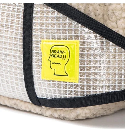 Brain Dead Sherpa Rush Hour Fanny Pack Bag (Cream / Blau)