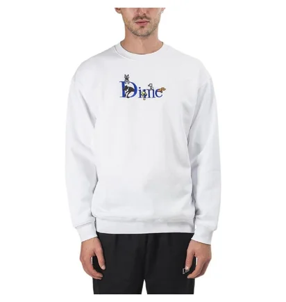 Dime Dog Classic Logo Crewneck (Weiß)