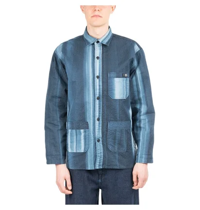 Edwin Major Tie Dye Ripstop Shirt (Blau)