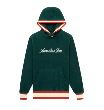 Aimé Leon Dore Reverse Fleece Hoodie (Grün)