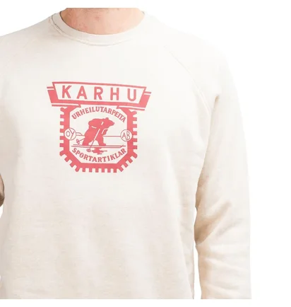 Karhu 1916 Logo Sweatshirt (Beige / Rot)