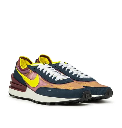 Nike Waffle One (Navy / Gelb)