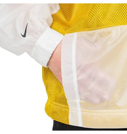 Nike WMNS Tech Pack Mesh Jacket (Weiß / Senfgelb)