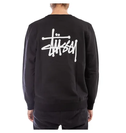 Stüssy Basic Stüssy Crew (Schwarz)