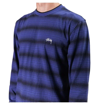 Stüssy Ombre LS Crew (Blau)